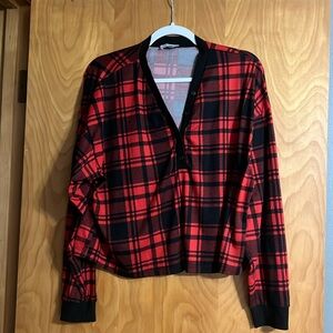 White Birch size medium long sleeved Pajamas Top